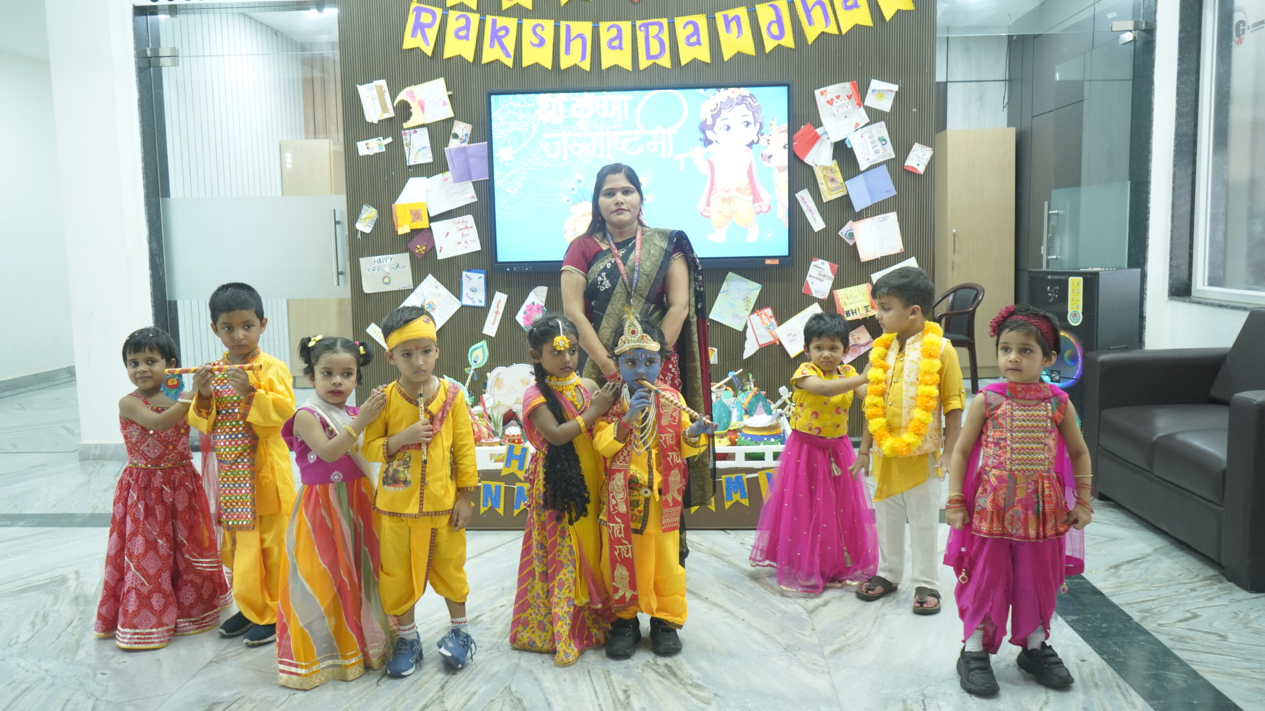 Celebrating Devotion and Joy: Janmashtami Celebration🎀 7