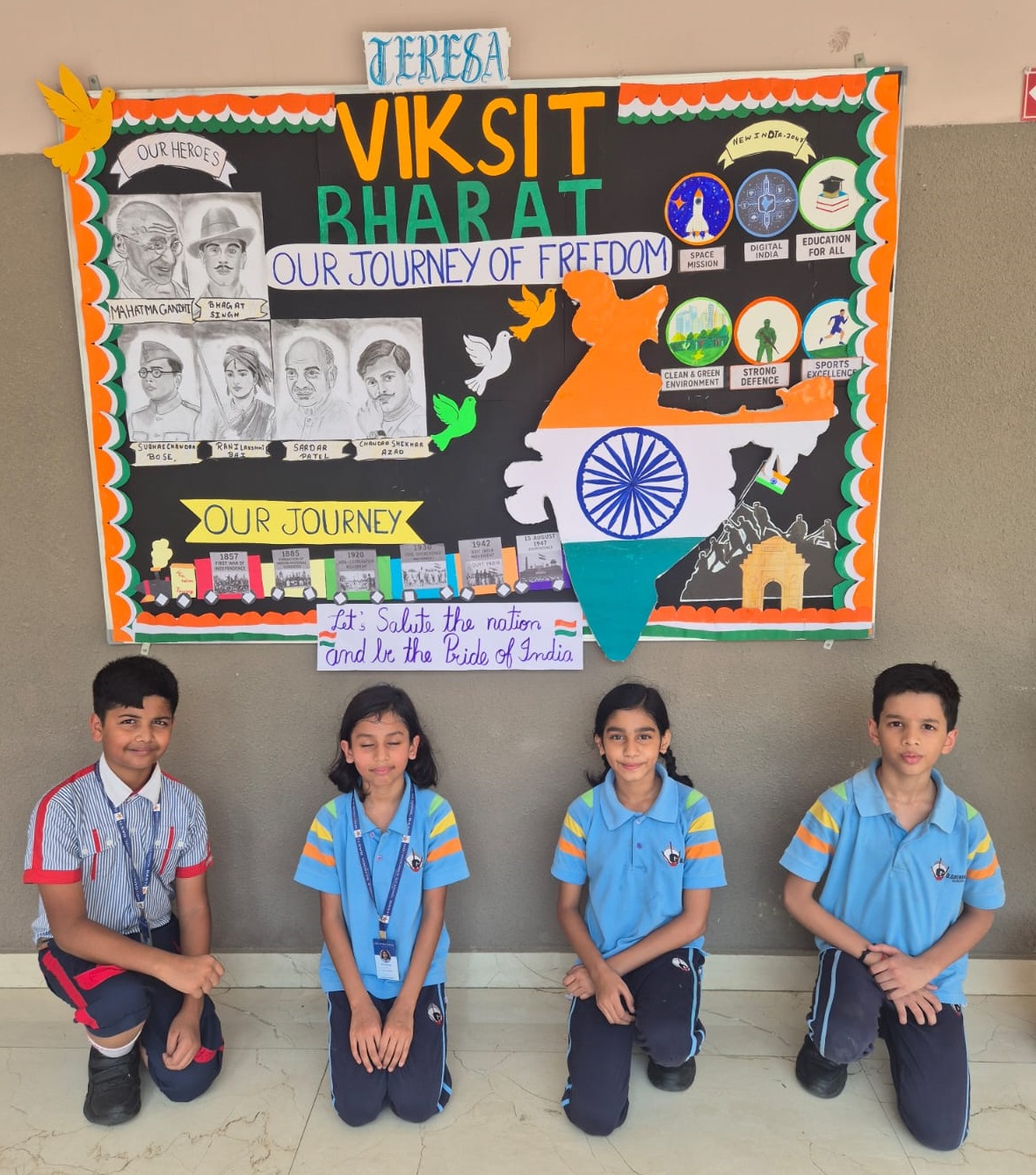 Independence Day Inter-House Board Competition 🎨🌟 1