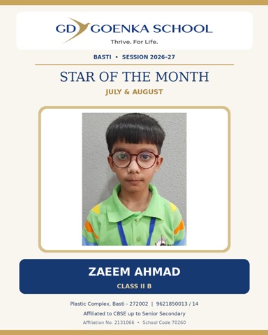 Star of the Month