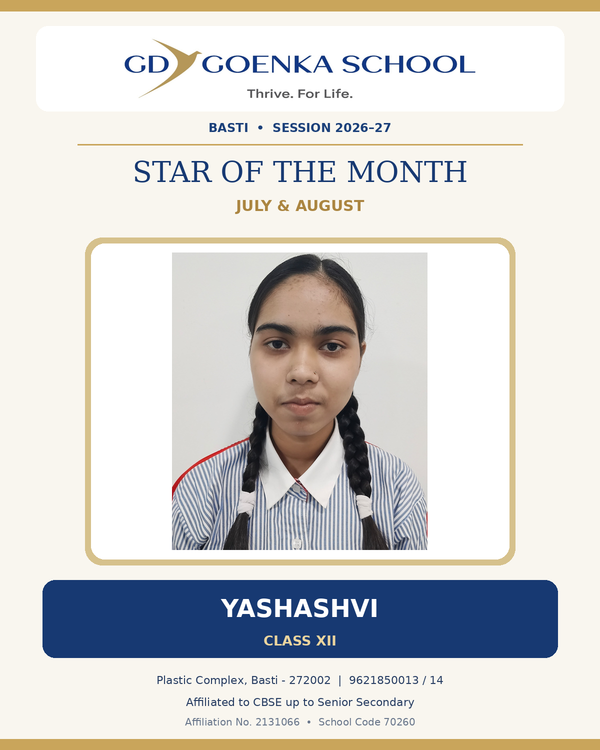 Star of the Month